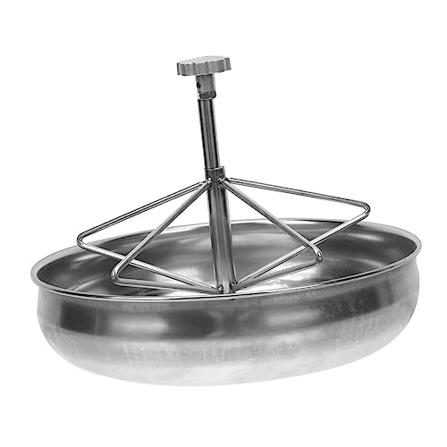Mangeoire en acier inoxydable SUPVOX pour animaux de compagnie et porcs