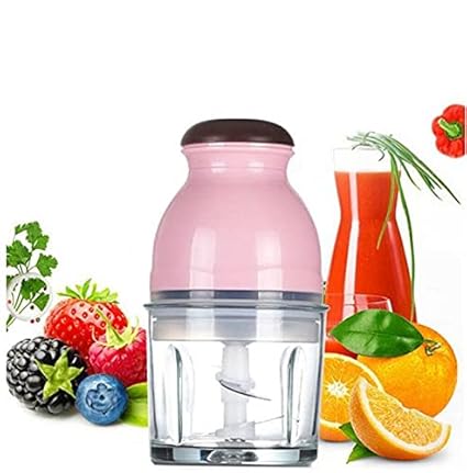 Zorzel Multifunction Electric Food Processor Mini Blender Mixers Grinder Capsule Cutter Quatre Meat Vegetable Fruit Grinder Crusher (Multi Colour,600 ML)