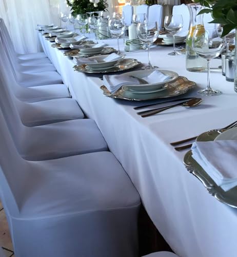 Nappe de table de Noël et repas de fêtes : le modèle rectangulaire bicolore chic