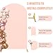 7.2FT, 6FT Wedding Arch Stand and Matching Light Pink Spandex Fitted Arch Backdrop Cover Set, Round Top Chiara Backdrop Stands and Covers for Birthday Party Baby Shower Banquet Decor (Light Pink)