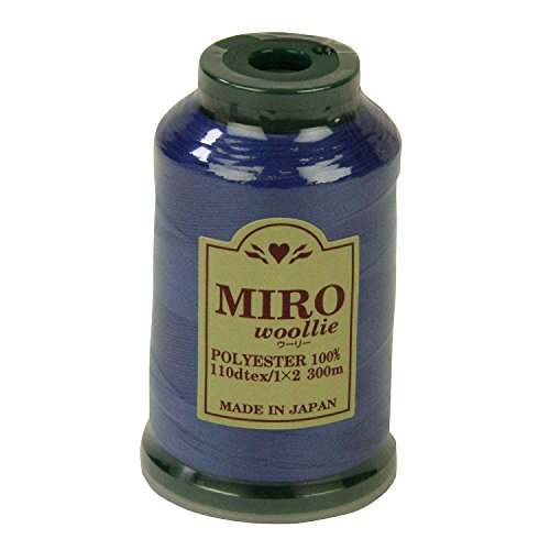 ミロ(MIRO) ウーリー ミシン糸 家庭用 110dtex 300m巻 色番号108 ポリエステル100% 熱や水に強い 日本製
