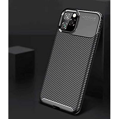 Spia Apple iPhone 11 Pro Max Case أسود سيليكون أصلي رقيق مرن محسن مقاوم للصدمات تصميم الجيل الجديد (Apple iPhone 11 Pro Max، Black)