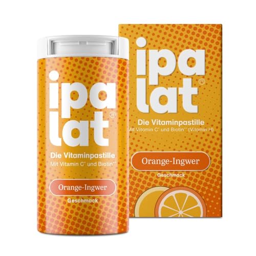 ipalat Vitaminpastillen Orange-Ingwer: Für Abwehrkräfte und Schleimhäute 40 St. Pastillen