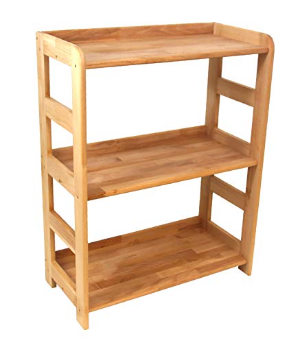 Praktisches Regal Beethoven, 90x65x33cm, Echtholz Buche geölt, für Wohnzimmer, Büro oder Kinderzimmer Cover