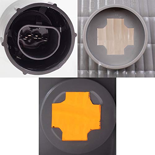 Brock Replacement 6 Piece Set Headlights, Corner And Side Park Signal Lights Compatible With F2Tz13008B F2Tz13008A F2Tz15A201D F2Tz15A201C #TOP6