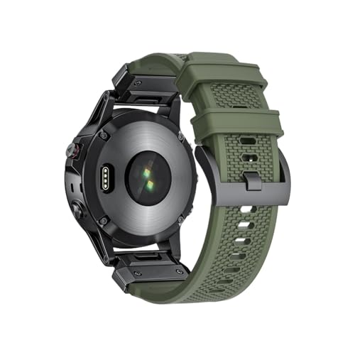 [PLYYQZM] 26mm 22mm�N�C�b�N�t�B�b�g�V���R���X�g���b�v.�ɍ��� Gar min Fenix 8 47mm 51mm E 7 7X 6X Pro 5X Plus Epix Pro Gen 2/Enduro 3 �����u���X���b�g�ɓK�p(Arm