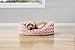 Furhaven Dog Bed for Small Dogs w/ Removable Washable Cover & Pillow Cushion Insert, For Dogs Up to 12 lbs - Ultra Plush Faux Fur Oval Lounger - Pink, Small