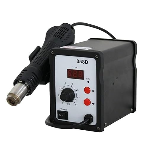 SP Electron 858D Hot Air Rework Station Digital SMD Soldering Station Kit Desoldering Welder Accessories
