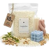 CANDELISS Cera para hacer velas en molde 10kg. Cera de soja alto punto de fusion para moldes para velas 10kg Cera para hacer velas en moldes silicona Soy candle wax for silicone moulds (10kg)
