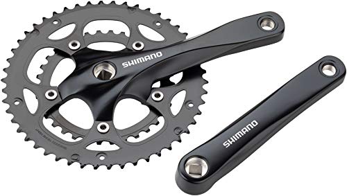 Shimano Claris FC-RS200 Crankset - 170mm, 8-Speed, 50/34t, 110 BCD, Square Taper JIS Spindle Interface, Black by SHIMANO - Used condition - US$58.27