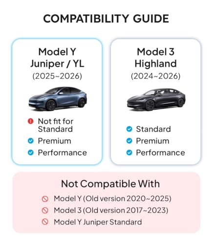 Image of Wigoo for 2026 Tesla Model Y /3 /YL Accessories Console Organizer 2PCS Black