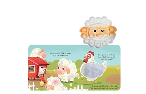 Fidgimals Little Sheep Animal Baby Book | Sensory Board Book with Pop It Fidget Toys, Perfect Sensory Toys for Toddlers I Baby Books I Your Sensory ... Books with Sensory Fidget Popper Animals) - Image 6