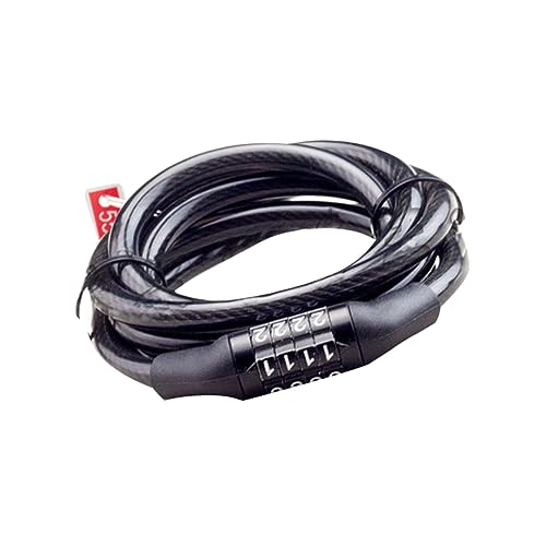 Balacoo Heavy-Duty Cable Combination Bike Lock Secure Anti-Cut Password Lock for Bicycles Motorcycles Scooters Sturdy Design for Safety