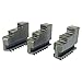 HHIP 3900-4738 3 Piece Steel External Hard Jaw Set for 8" 3-Jaw K11 200 Lathe Chuck, 8" Fits Chuck Size