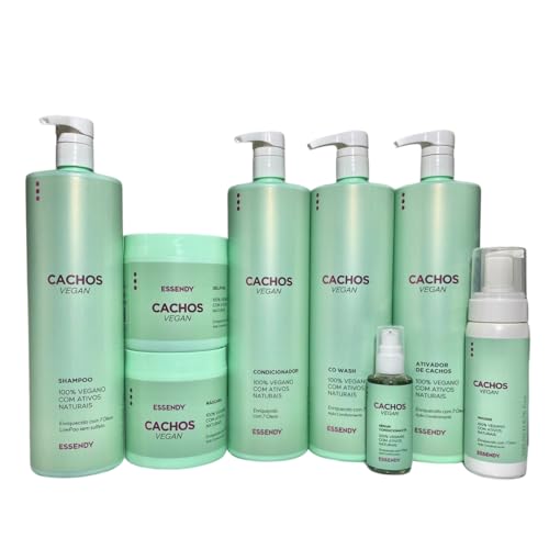 Ativador De Cachos Profissional Cachos Vegan Essendy 1L Modelador Nutritivo