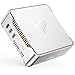 WiFi/WLAN günstig Kaufen-NiPoGi Mini PC Intel Alder Lake-N97(bis zu 3,6 GHz), 16GB DDR4 512GB M.2 SSD Mini Desktop Computer ?indows 11, Dual-WiFi, 2X HDMI, 4K UHD Triple Display GK3 Plus Mini-PC mit VESA für Schule, Büro.