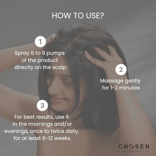 Image of CHOSEN Morning Lark Caffeine + OptiMSM Hair Growth Serum | Boosts Hair Growth, Thickens Strands, Safe & Natural | 100ML
