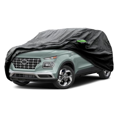 Image of Proadsy Custom Fit Car Cover for 2020-2026 Hyundai Venue Waterproof Outdoor | UV-Blocking Waterproof With Soft Lining Prevents Leaks & Scratches. Perfect For Sunny, Snowy Outdoor Parking, Garage Storage