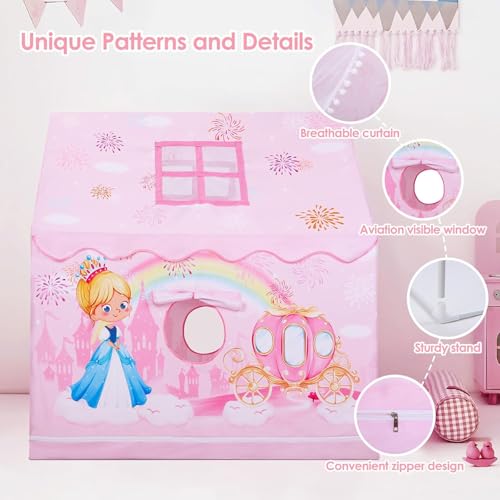 Image of XEMOX, Light Weight Kids Play Tent House - Fun, Foldable, and Durable for Indoor & Outdoor Toys for 3 to 10 Year Old Kids (P RMB 01)