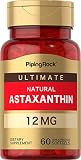 Piping Rock Astaxanthin 12mg | 60 Softgels | Ultimate Supplement | Gluten Free, Non-GMO