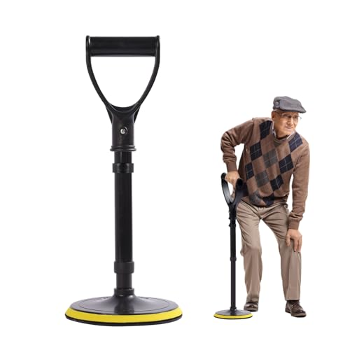 JurciCat Canne de marche universelle réglable avec aide à la verticalisation Pour les personnes âgées Accessoires adaptés aux personnes handicapées pour la vie quotidienne