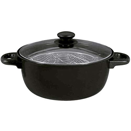 Arcuisine Gante – Friteuse avec panier et couvercle en verre