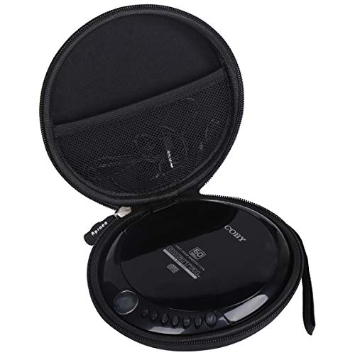 Aproca Estojo Rígido De Viagem Para Cd Player Portátil Compacto Coby/Gpx Pc807B Pc332B