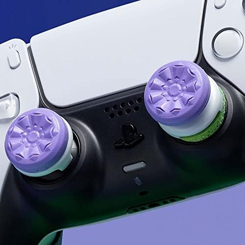KontrolFreek Aim Boost Kit for PlayStation 5 (PS5) and PlayStation 4 (PS4) Controller | Includes Performance Thumbsticks and Precision Rings | Galaxy Edition - 3