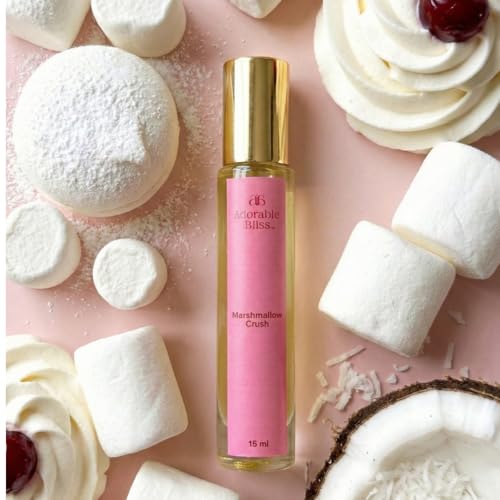 Image of Marshmallow Crush Eau De Parfum | Sweet Gourmand Fragrance for Women | Long Lasting Perfume with Creamy Vanilla & Sugar Notes (15ml)