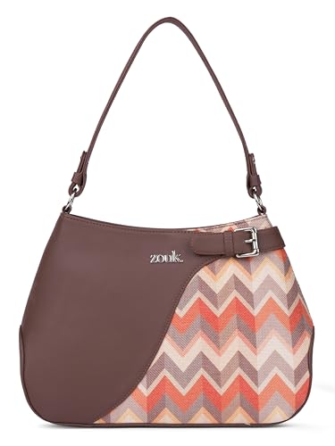 Image of ZOUK Ira Handbag | Stylish Women's Handbag | Luxury Shoulder Bag for Women | Trendy | Fancy Ladies Handbags | Small Purse for Events | Water-Resistant