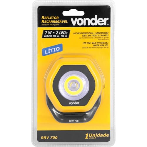 Refletor Recarregável Led Cob 700 Lm Rrv 700 Vonder