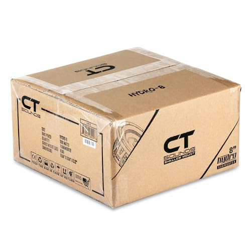 Image of CT Sounds Hydro 8 inch Dual 2-Ohm 600-Watt Shallow Mount Car Subwoofer