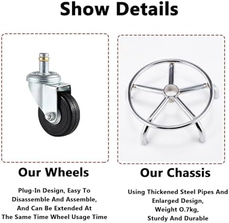 Adjustable Saddle Stool with Wheels, 360° Rotatable Lift Chair for Home Office & Beauty Salon, Height 45-60cm (Color 4) - Ergonomic Comfort & Mobility