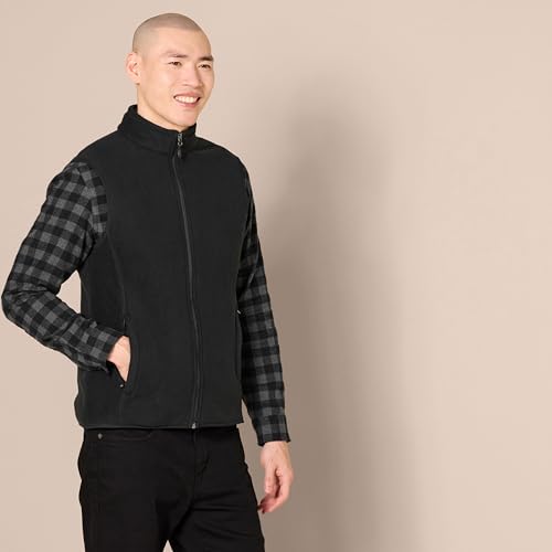 Amazon Essentials Men's Full-Zip Polar Fleece Vest (Available in Big & Tall)2