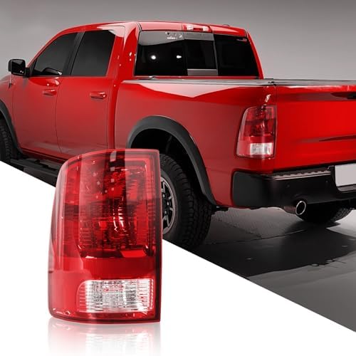 FICOLPO Left Side Tail Lights Assembly for 20092018 Dodge Ram 1500 2500 3500, OEM Style Ram
