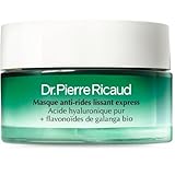 masque pierre fabre MASQUE ANTI-RIDES LISSANT EXPRESS : Le masque anti-rides lissant Dr Pierre Ricaud se présente en une texture émulsion gel couleur vert d’eau. Il s’applique en couche épaisse et procure un effet frais. Très confortable, il procure une efficacité repulpante et lissante immédiate. Résultat : -8% de rides en 15 minutes. Sa texture gel-crème glisse facilement sur la peau et son parfum délicat d'amande douce offre un moment de plaisir à chaque utilisation.