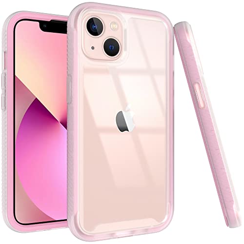 Coque iPhone 13 Mini rose mat protection fine Puxicu Drop