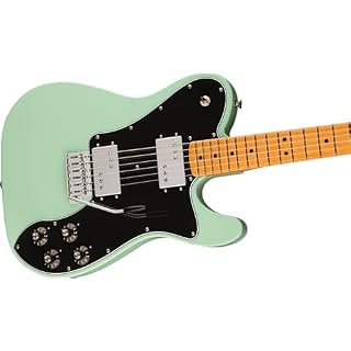 Fender Vintera II ’70s Telecaster Deluxe MN with Tremolo Surf Green – Guitare Électrique - Les Beatles, Paul McCartney, John Lennon, RIngo Starr, George Harrison Fender Vintera II '70s Telecaster Deluxe MN with Tremolo Surf Green - Guitare Électrique – Image 4