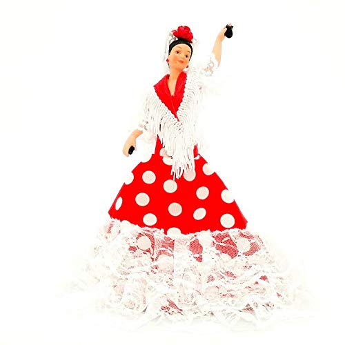 Folk Artesanía Muñeca típica española de porcelana...