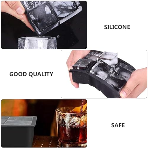 Bandeja para cubitos de hielo de silicona con tapa miniatura 7
