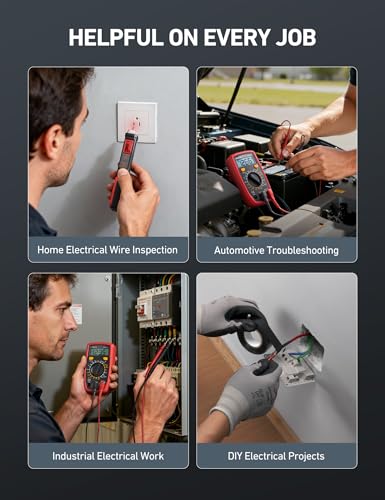 Image of AstroAI Electrical Test Kit ETK1, Digital Multimeter, Non-Contact Voltage Tester & Screwdriver, Electrical Tape, an Ideal Set for Electricians, DIYers, Handymen