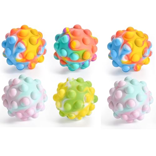 6 Stück Antistressball für Kinder, Anti Stress Spielzeug Bälle, Sensory...