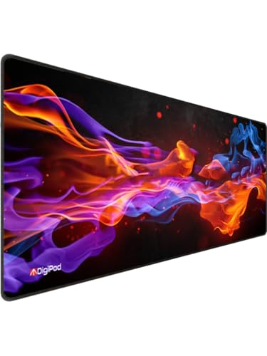 90X40 Xxl Speed Kumaşlı Oyuncu Mouse Pad, 4 mm Dikişli Kenarlı Kaymaz Tabanlı Su Tutmaz Silinebilir
