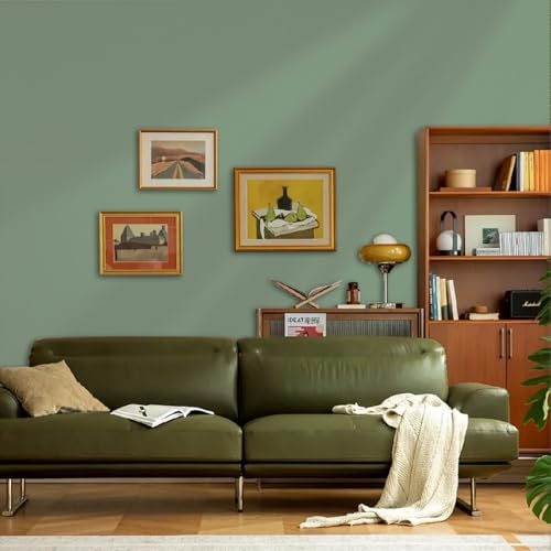 Image of Yancorp 16 inchx120 inch Matte Sage Green Peel and Stick Wallpaper Removable Contact Paper for Cabinets and Drawers Stick in Wall Paper for Bedroom Kitchen Self-Adhesive