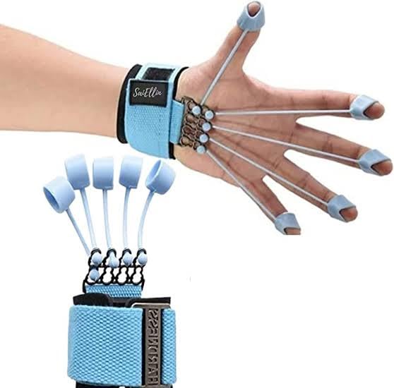 Finger Gripper Strength Trainer Forearm Exerciser Hand Yoga Resistance Band Expander Climbing Strengthener Guitar Finger Stretcher For Men Women & kids - Multicolor (Pack of - 2, Multicolor) (B0CMXL7H7X) Amazon Price History, Amazon Price Tracker