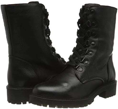 Geox Women's D HOARA G Mid Calf Boot, Black, 10.5 | Image 6