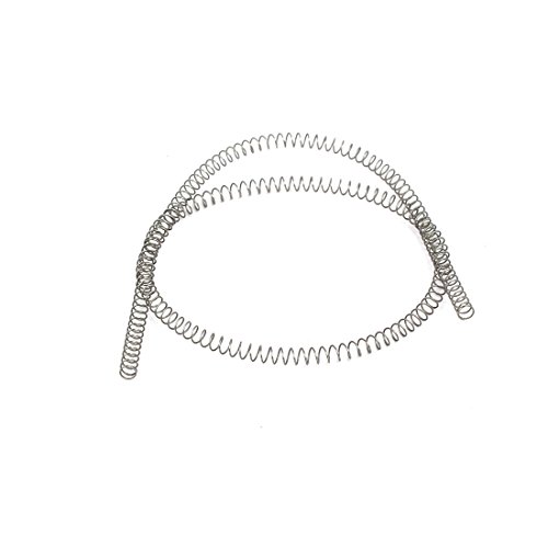 Aexit 0.3mmx3mmx305mm 304 Springs Stainless Steel Compression Springs Compression Springs Silver Tone
