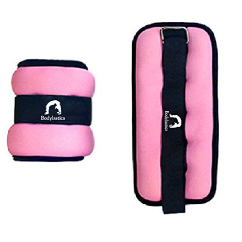 Image of Bodylastics Ankle & Wrist Weights Pair for Legs & Arms, Neoprene Adjustable Strap for Men & Women, Soft & Durable for Fitness, Walking, Jogging, Aerobics, Gym & Strength Training