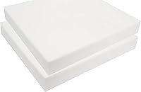 Vista 9 de FoamTouch Espuma de tapicería de alta densidad (4 unidades) de 1 pulgada de alto x 24 pulgadas de ancho x 24 pulgadas de largo