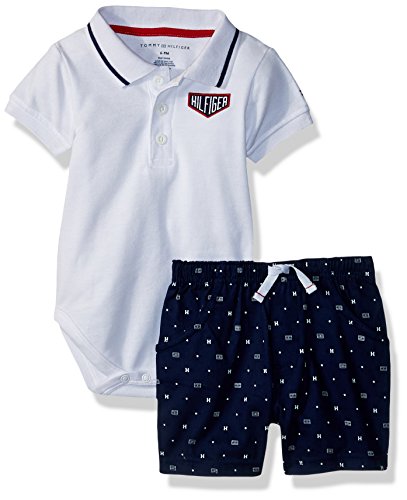Tommy Hilfiger 2 Pieces Creeper Polo Shorts Set Shorts